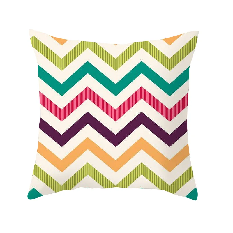 

Colorful Geometric Pillowcase Office Home Bedroom Pillow Cover Living Room Sofa Decorative Cushion Cover 45*45cm