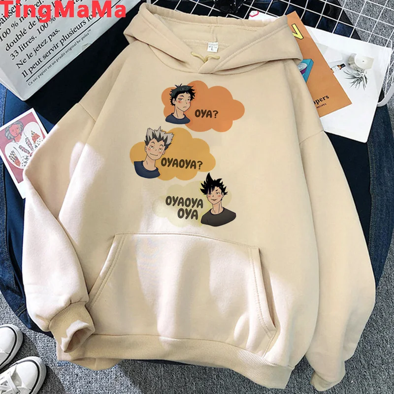 

Худи Haikyuu Nekoma для волейбола, мужская одежда в стиле хип-хоп, гранж, свитшоты 2021, хип-хоп