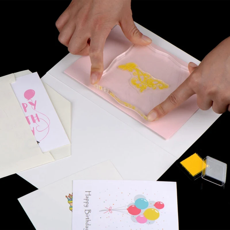 7 шт мульти Размеры штамп Блок акриловый блок пусковой площадки аксессуары