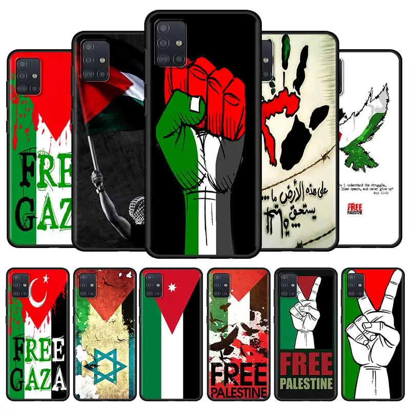 

Free Palestine FlagSilicone Phone Case For Samsung Galaxy A50 A70 A10s A20e A30s A40 A60 A80 A90 Luxury Back Cover Shell