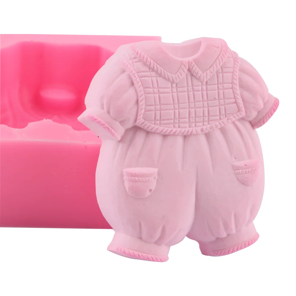 

3D Baby Shower вечерние Fondant (сахарная) силиконовая форма, одежда для малышей, кекс и печенья конфеты шоколадные формы для выпечки инструменты для украшения торта для вечеринки