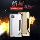 Керосиновая Зажигалка из чистой меди, кремневая зажигалка, Классическая Ретро Зажигалка для шлифовального круга, масла, бензина, ветрозащитная Зажигалка для надутого бензина