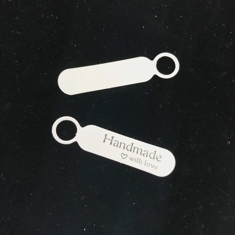 Белая бумага 1 5 х3 см пустая упаковка для ювелирных изделий ценовые этикетки