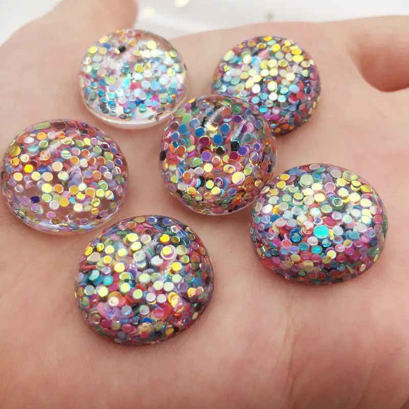 Блестящие круглые стразы 20 мм 6 шт. | Дом и сад