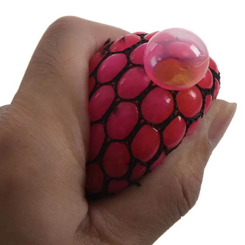 Мяч для декомпрессии сетка в форме винограда сдавливающий шар антистрессовый