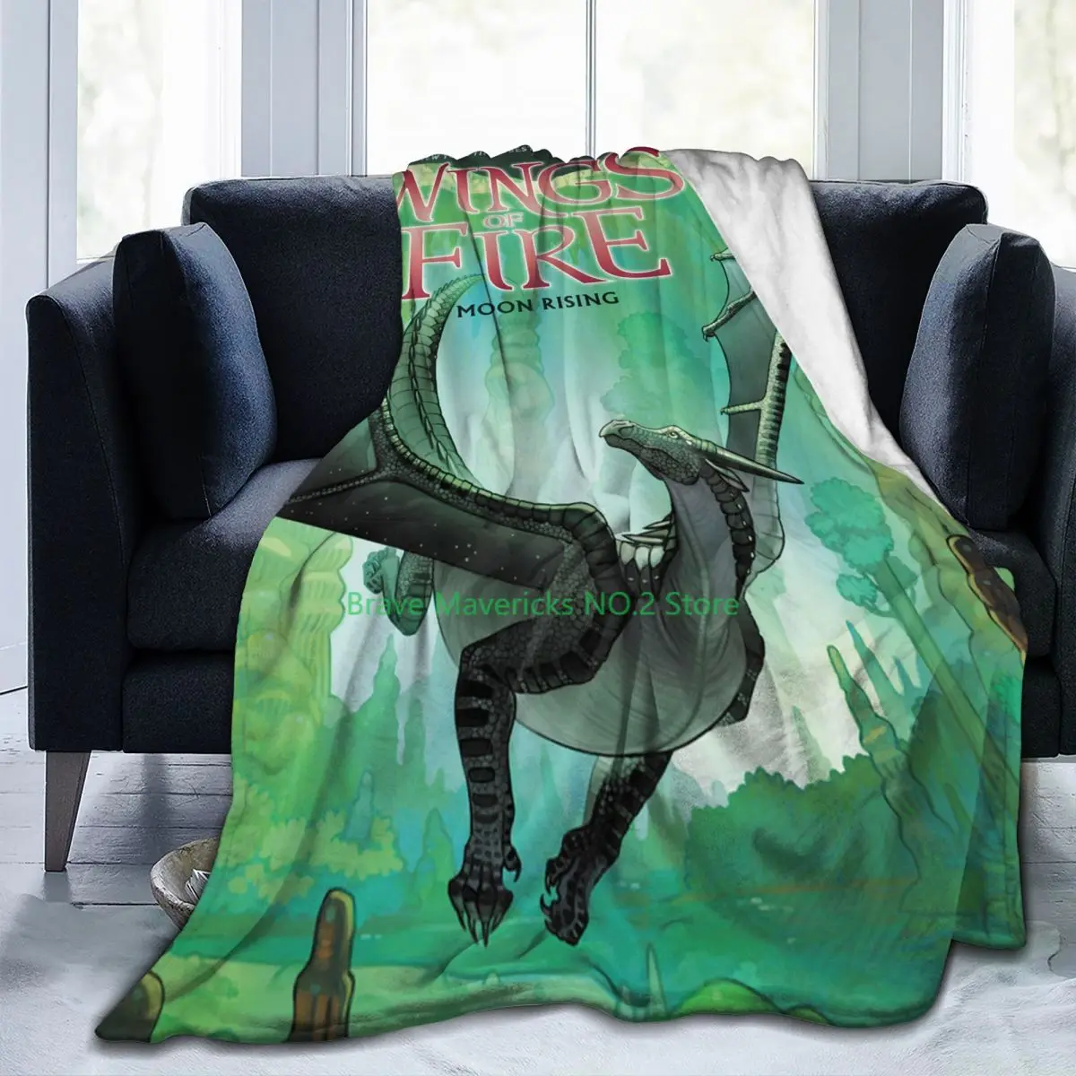 

BMoon Rising Wings Of Fire Second Arc Throw Blankets For Room Decor Super Soft Micro Flannel Blanket Throw Suprise Gifts