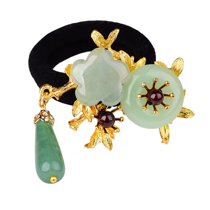 Китайская шикарная плетеная веревка для головы высокая эластичная лента волос