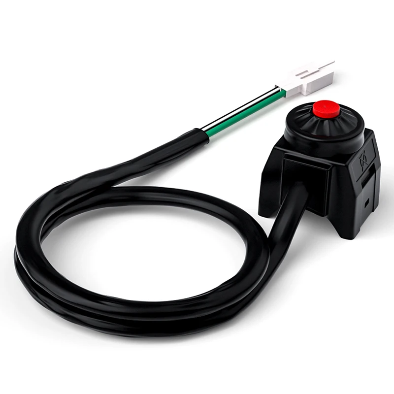 

1PC 12V 22MM High-Quality Universal Black Durable Kill Stop Switch Horn Button