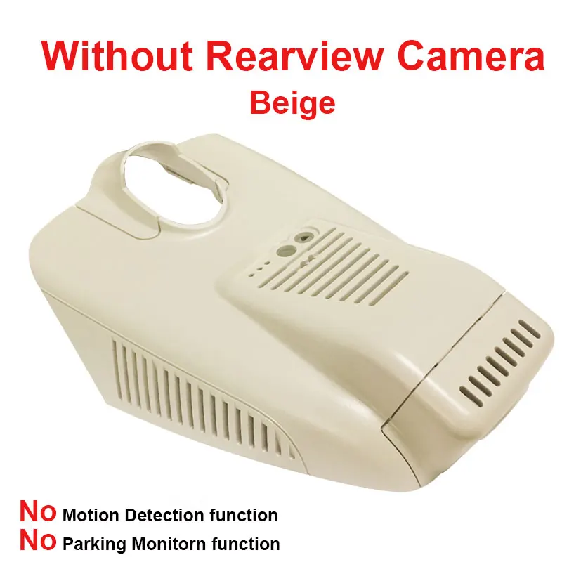 Beige No Rear Lens Kampacar автомобильный Wifi DVR видеорегистратор s два объектива камеры Dvrs для Mercedes Benz C GLC E класс C180 C200 W205 X253 C253 E200L автомобильная камера - Название цвета: Beige No Rear Lens