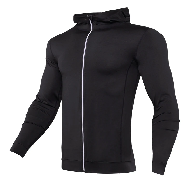 Толстовка беговые куртки для мужчин спортивная одежда фитнеса ночная