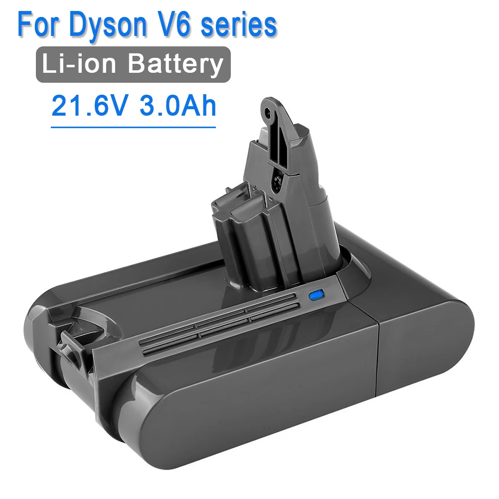 21,6 V 3000 мА/ч, литий-ионный аккумулятор Батарея Замена для Dyson Батарея 3.0Ah V6 DC61 DC62 DC72 DC58 DC59 DC72 DC74 пылесос 965874-02