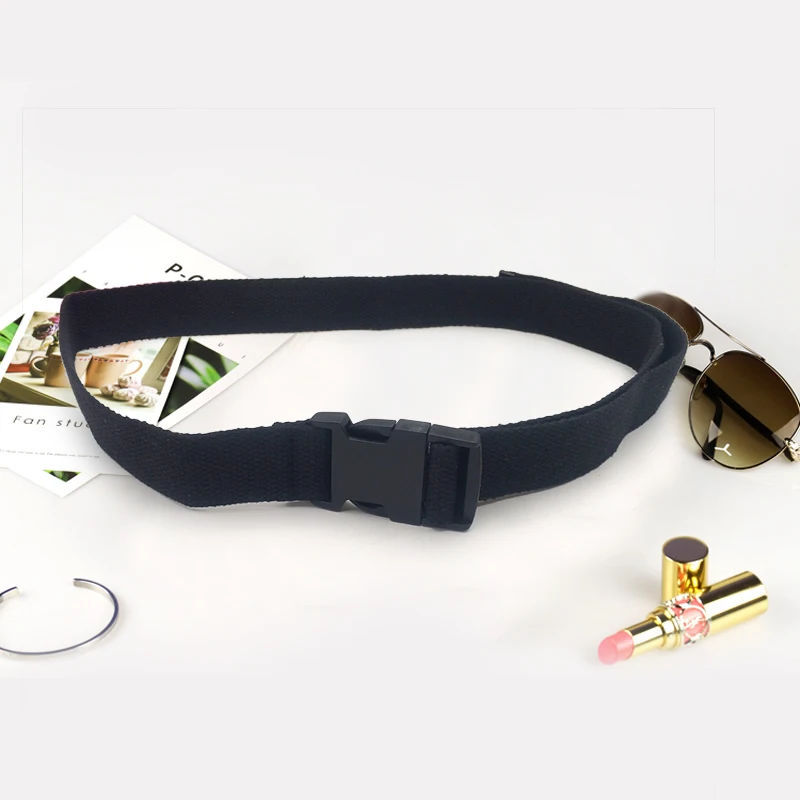 Мужская и женская унисекс Обычная лямка хлопок Холщовый ремень с металлической