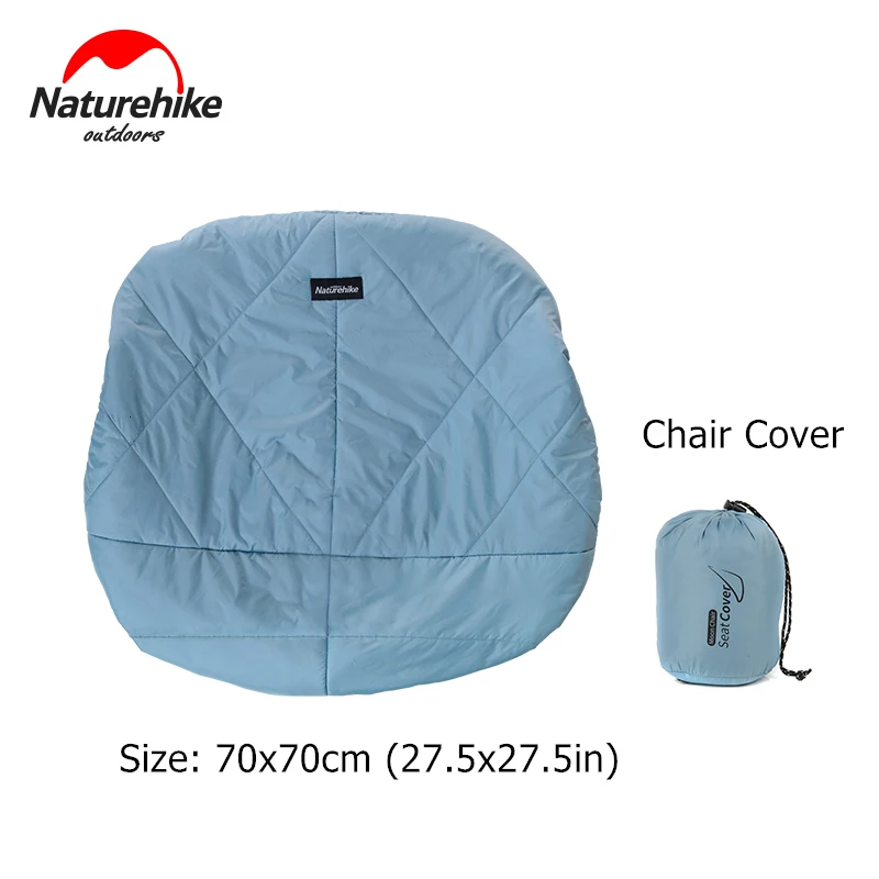 Grey blue Naturehike легкий портативный Открытый компактный складной стул для пикника складной стул для рыбалки складной стул для кемпинга сиденье - Цвет: Grey blue