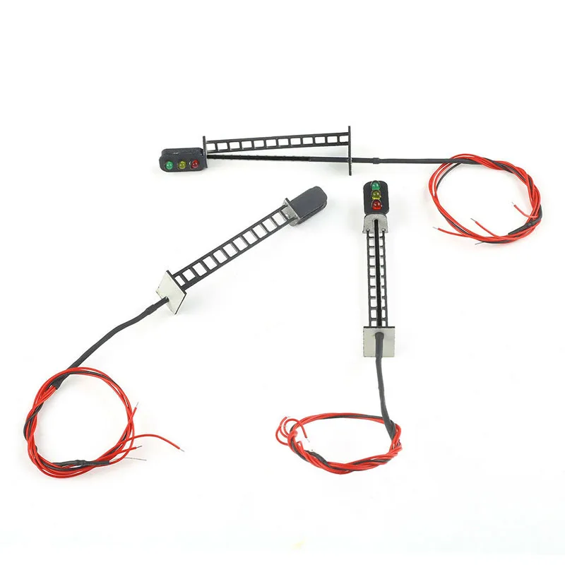 5 шт. накладки для модели железная дорога 3-Light T149 блок сигналов G/Y/R 7,5 см 12 В Led