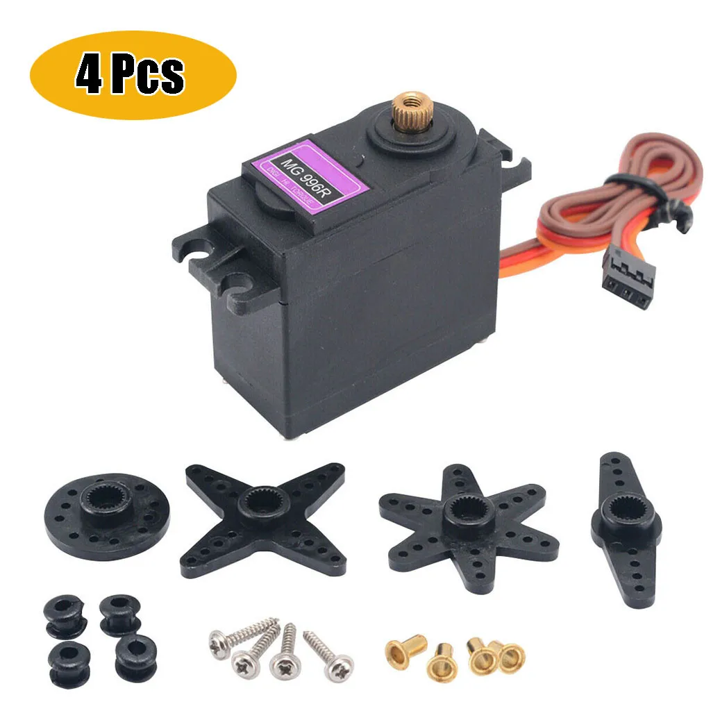 Аксессуары для RC аксессуары rc игрушек 4 шт. набор MG996R серводвигатель большой