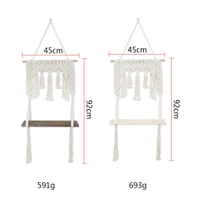 Декоративная хлопковая веревка в стиле бохо Тканый гобелен прочная плавающая
