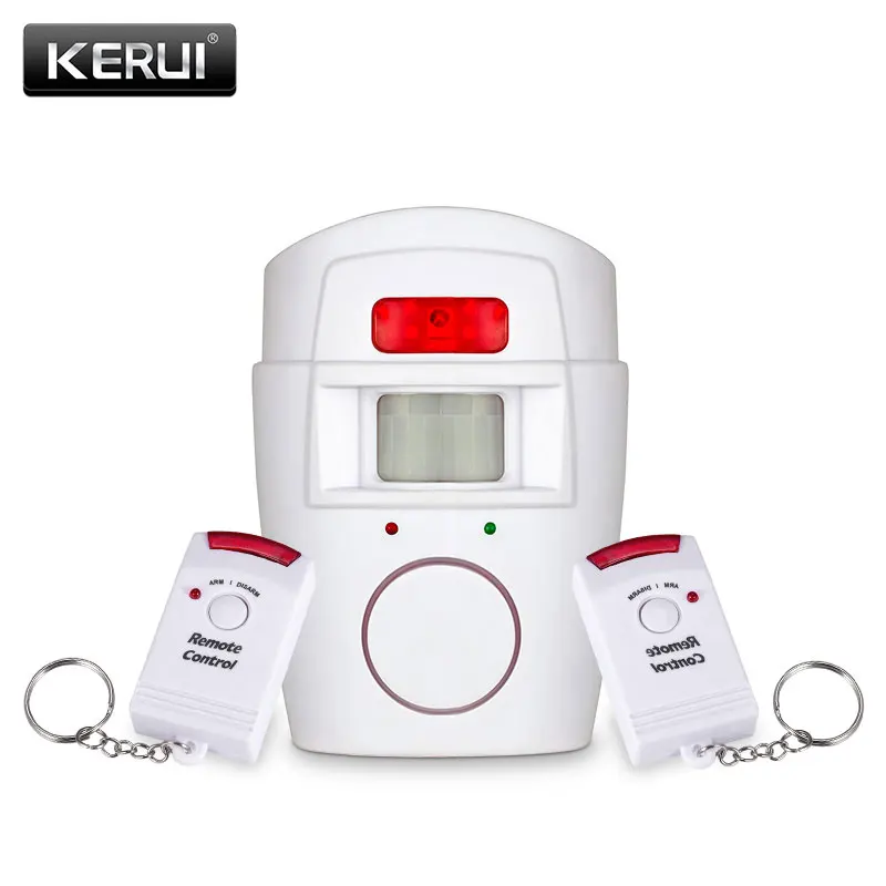 KERUI домашняя охранная сигнализация PIR оповещение инфракрасный Противоугонный детектор движения монитор Беспроводная сигнализация с пультом дистанционного управления - Цвет: 1ps Alarm