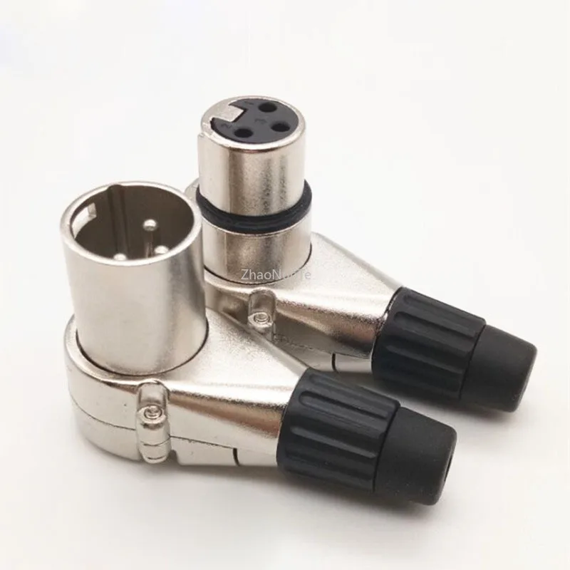 Изогнутый трехъядерный штекер аудио разъем изогнутый легкая Сварка 90 градусов