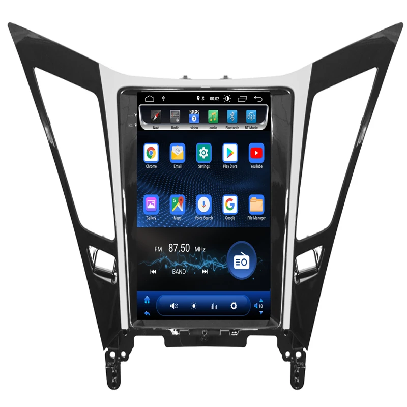 

Новое поступление! Автомобильный вертикальный мультимедийный плеер tesla, Android 8,1, GPS-навигация, радио плеер для Hyundai SONATA, ручная/автоматическая...