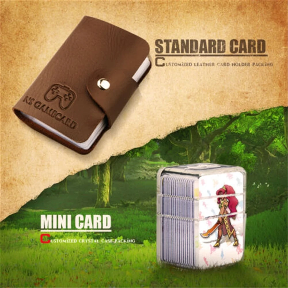 

24Pcs/lot MiNi Full Set NFC PVC Tag Printed Card Zelda Breath OF THE WILD WOLF LINK Switch Card Size 31*22mm