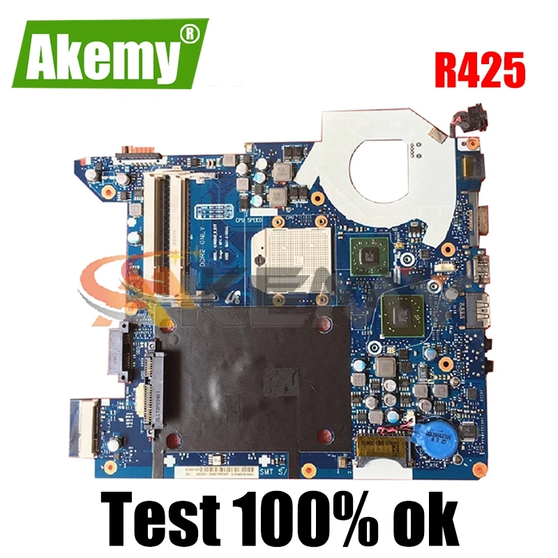 

AKEMY Бесплатная ЦПУ материнская плата для ноутбука Samsung R425 R423 HD5430 DDR2 BA92-06034A BA92-06353A BA41-01181A