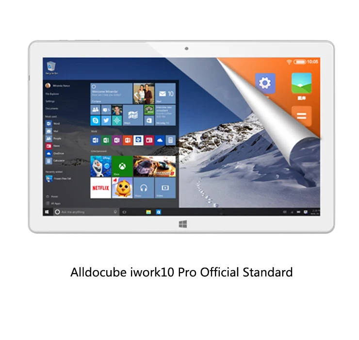 10," ips 1920*1200 ALLDOCUBE iwork10 Pro планшетный ПК Intel Atom X5 Z8330 Win10 Android 5,1 двойной загрузочный четырехъядерный процессор 4 Гб ram 64 Гб Rom - Комплект: Official Standard