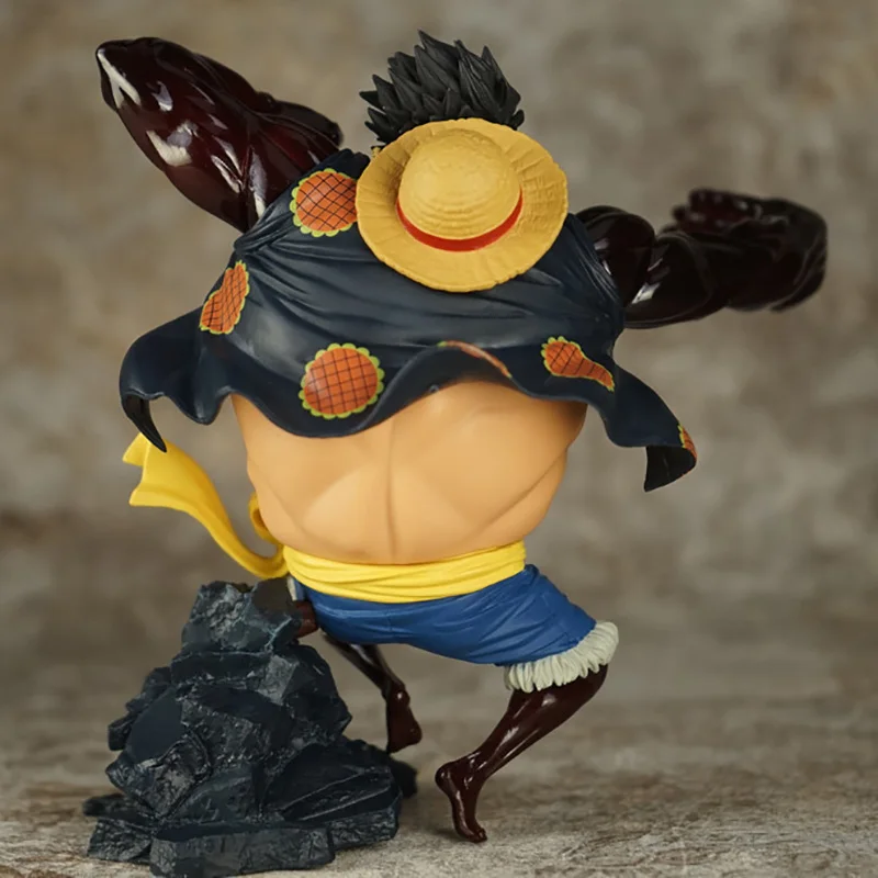 

Free Shipping Four Block Luffy PVC Action Figure Toys Dolls
