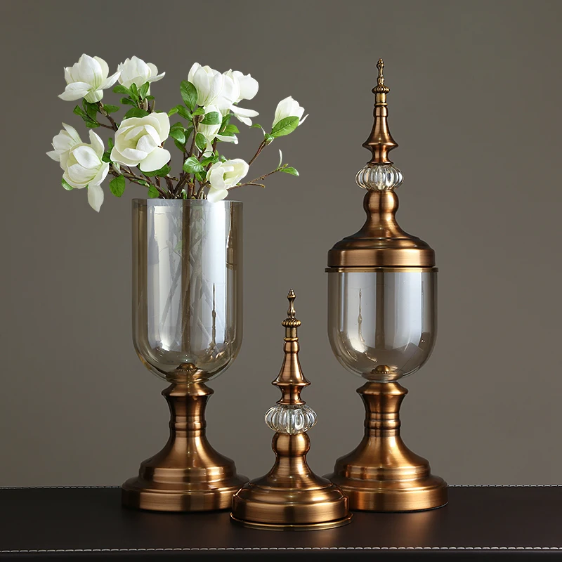 Европейские стеклянные бутылки Креативные украшения для дома современные