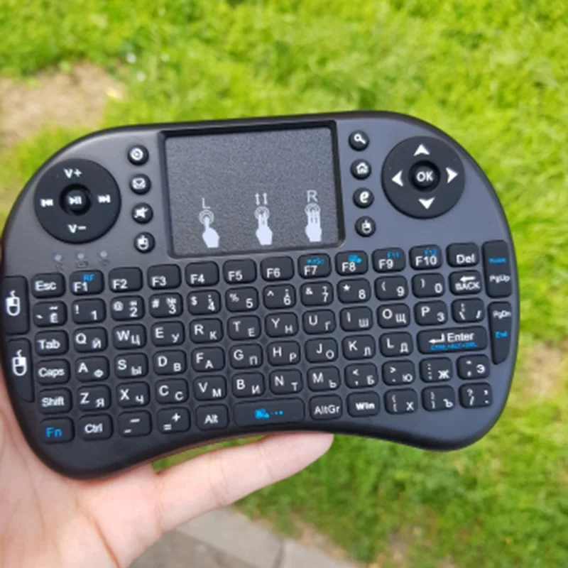 2 4ghz mini wireless keyboard qwerty black portable i8 with bl 5c battery for tablets windows tv xbox ps3 raspberry pi dropship free global shipping
