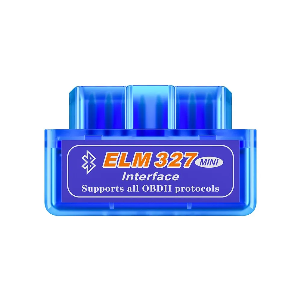 V2.1 Самые низкие цены мини ужин ELM327 Bluetooth V2.1 OBD2 сканер штрих-код ридер автомобильный диагностический инструмент для Android OBDII протокол - Цвет: V2.1