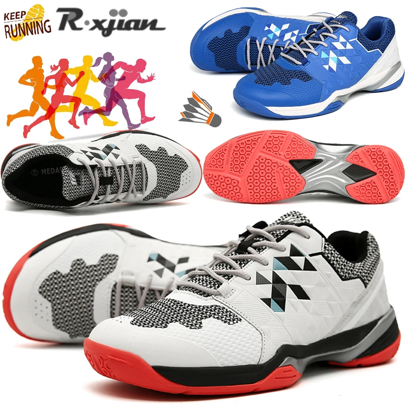 

Новинка, нескользящая износостойкая обувь для бадминтона R.xjian, уличная спортивная обувь для тенниса, обувь для настольного тенниса, обувь д...