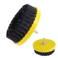 110mm power scrubber brush drill brush clean for bathroom surfaces tub shower tile grout cordless power scrub cleaning