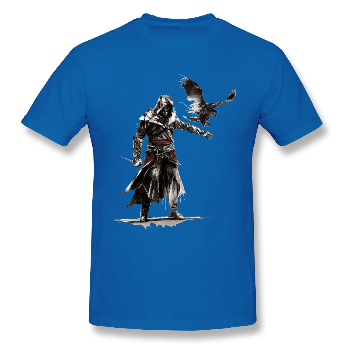 Мужские футболки assassins creed Забавные топы с татуировкой в горошек из чистого