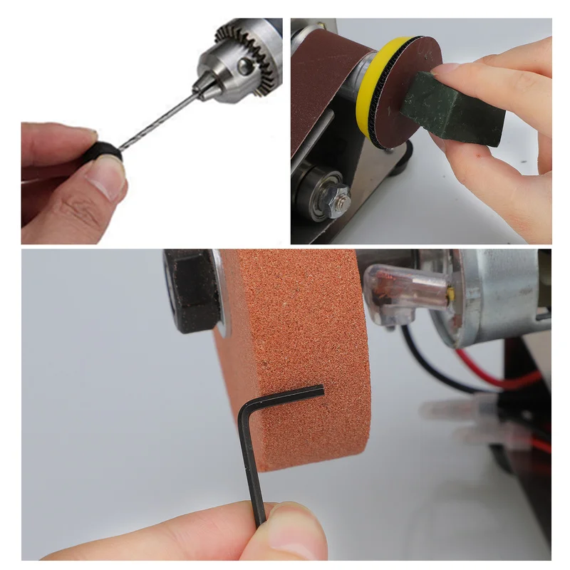 Многофункциональная мини-электрическая ленточная шлифовальная машина DIY