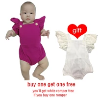 seartist baby girls romper newborn clothes girls summer ruffle sleeve toddler jumpsuit 0 2yrs 2022 new buy one get one free 32