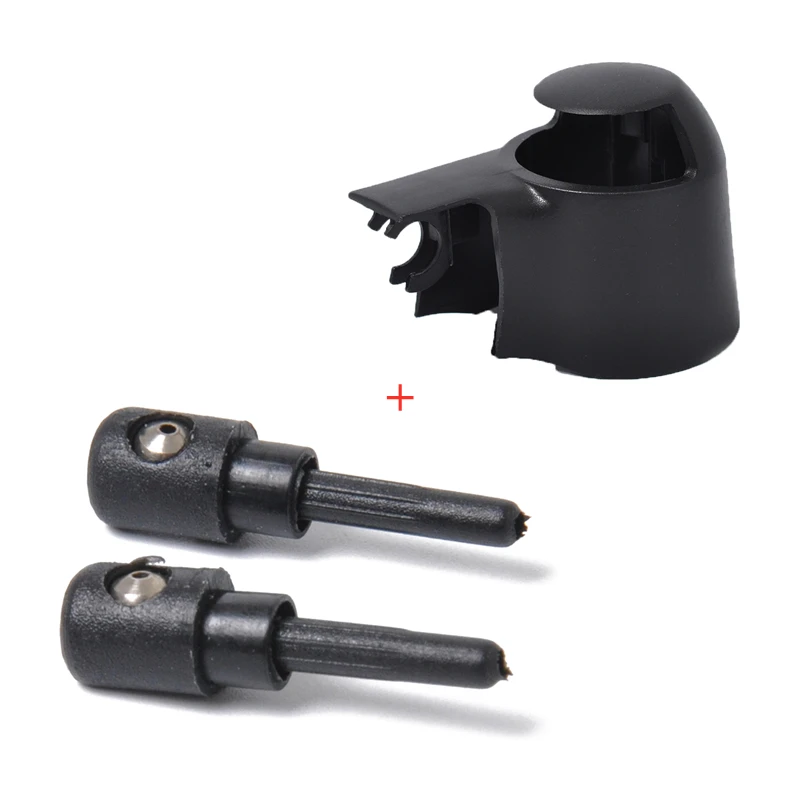 

Car Windshield Rear Wiper Arm Washer Cover Nozzle For Caddy for VW MK5 Golf Passat Caddy Tiguan Touran 6Q6955435D Black