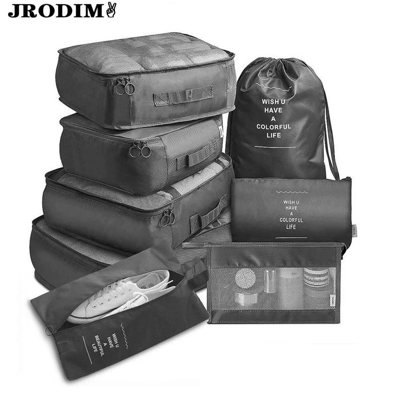 8 шт./компл. дорожный органайзер сумки для хранения набор чемоданов портативный