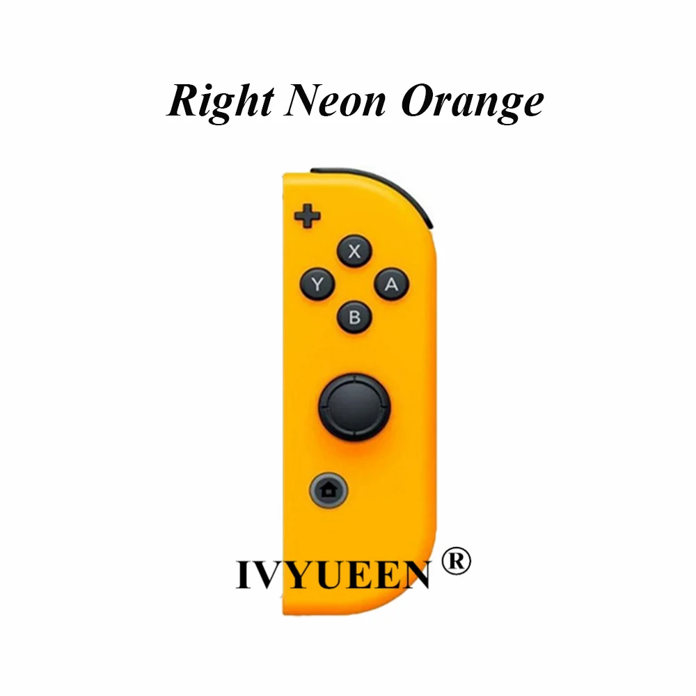 Чехол-накладка IVYUEEN для Kind Switch NS Joy Con с корпусом, зеленый, желтый, розовый, левый/правый джойстик, чехол для контроллера, аксессуары для игр