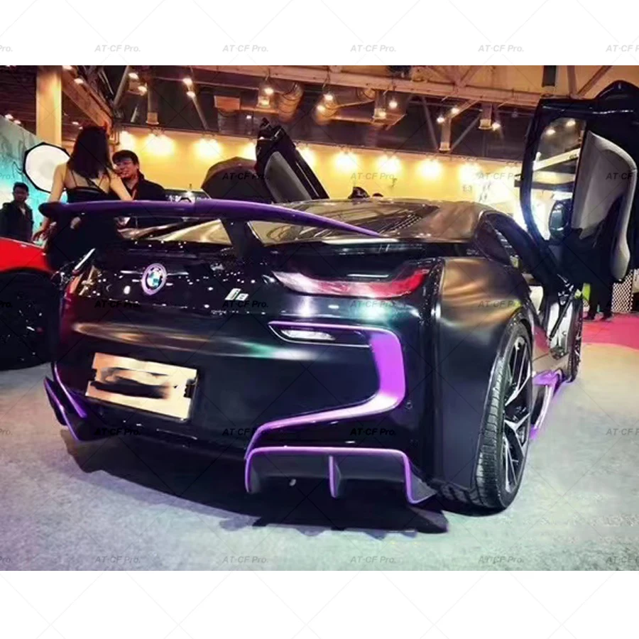 I8 Carbon Fiber FRP Rear Spoiler Trunk Lip Boot Wing Decoration Car Styling Tuning For BMW 2014 2015 2016 2017 2018 2019 | Автомобили и