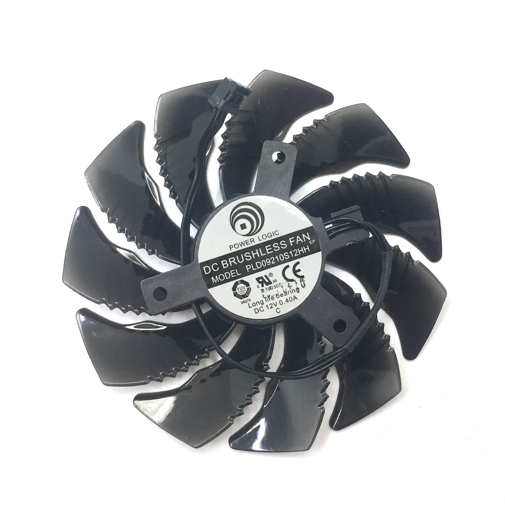 3Pin PLD09210S12HH T129215SU GTX1050 Ti D5 4G охлаждающий вентилятор GPU для Gigabyte GTX1050ti GTX1060 Mini ITX PC