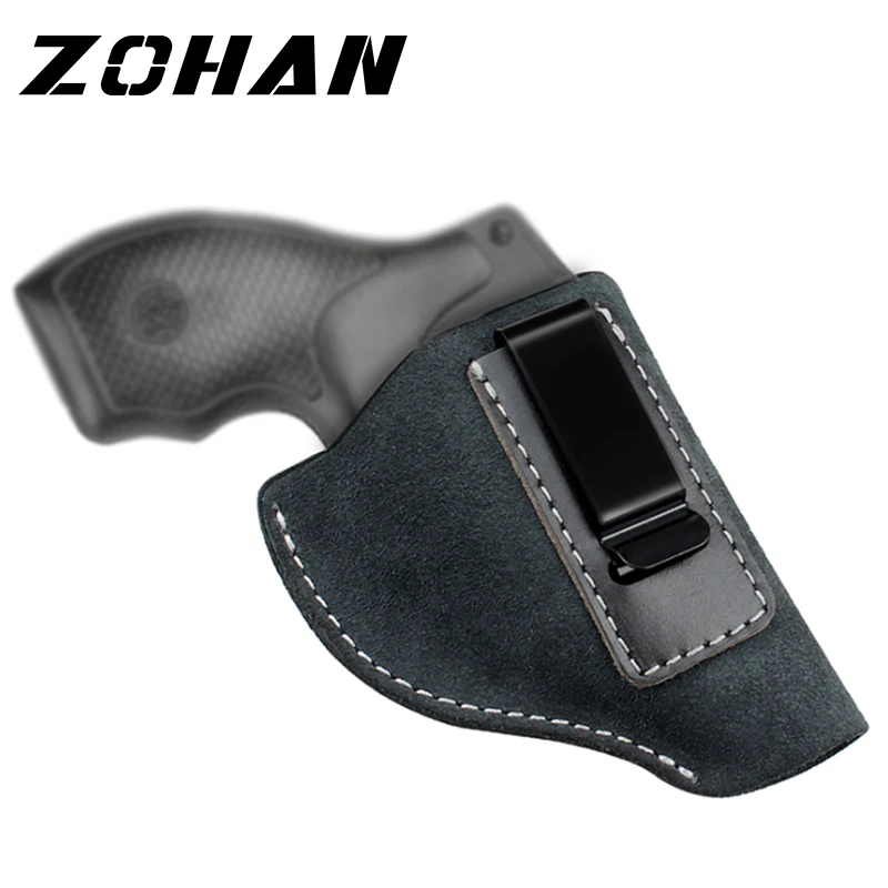 Кожаная кобура ZOHAN IWB подходит для большинства револьверов с J Frame Ruger SP101 LCR/Smith и