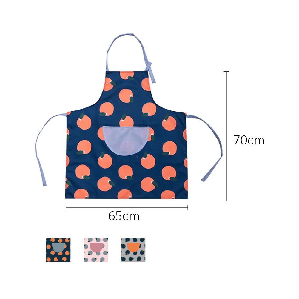 1 шт. Кухонный Фартук креативный оранжевый узор для ресторана фартуки