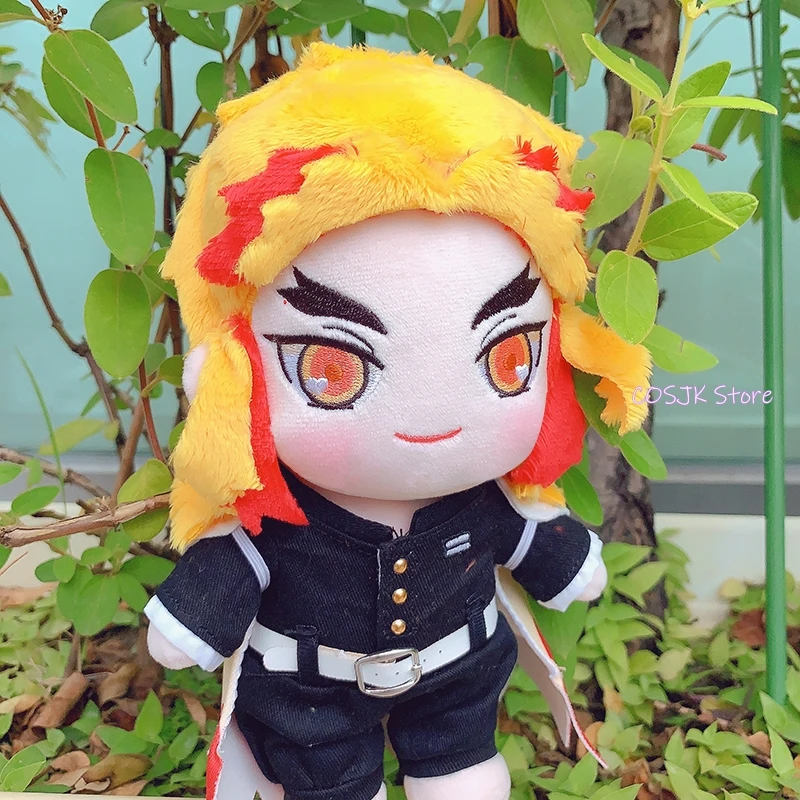 

Anime Demon Slayer Kimetsu no Yaiba Rengoku Kyoujurou Cosplay Plush Doll Cute Dress Up Toys Christmas Gifts 20cm