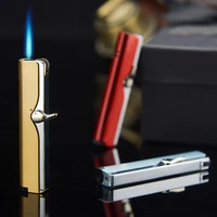 torch turbo lighters easy to carry butane gas lighter metal cigar cigarettes accessories smoking lighters gadgets for men gift