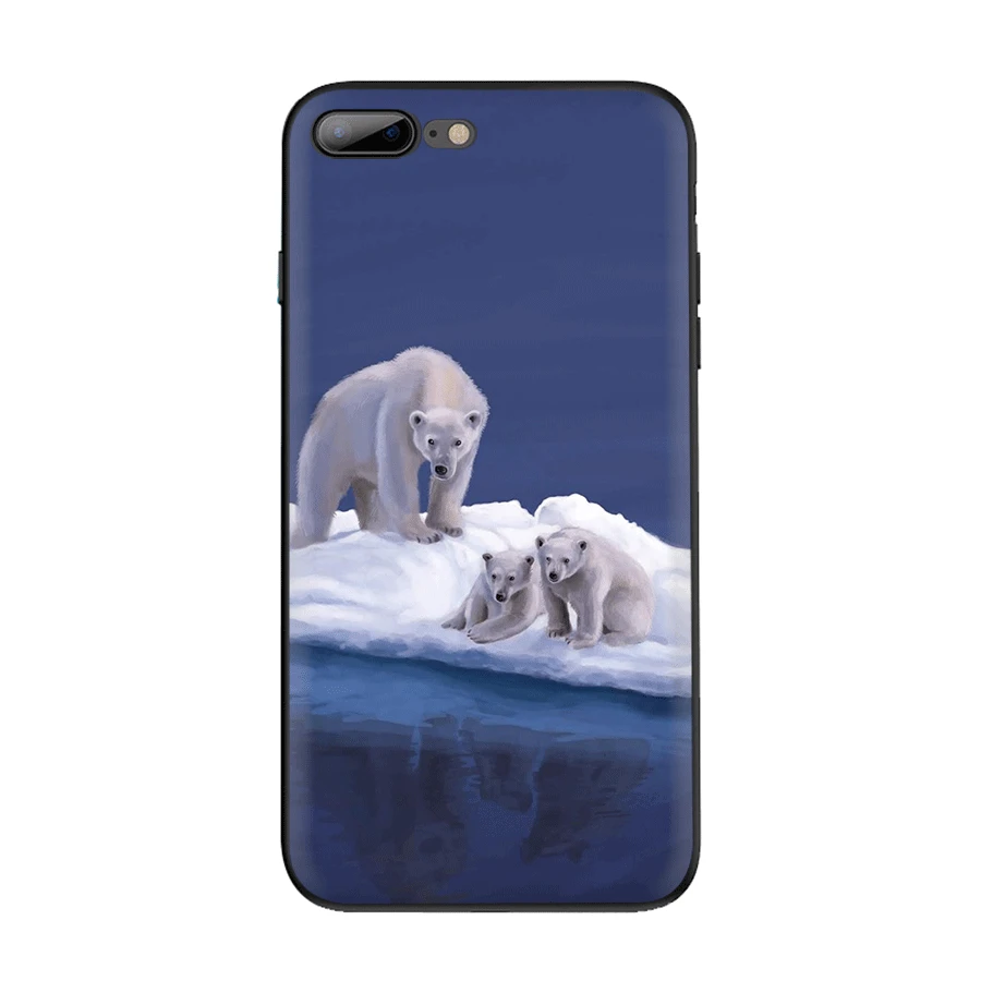 Чехол для мобильного телефона TPU iPhone 11 Pro X XR XS Max 7 8 6 6s Plus SE 5 5S чехол животное белый