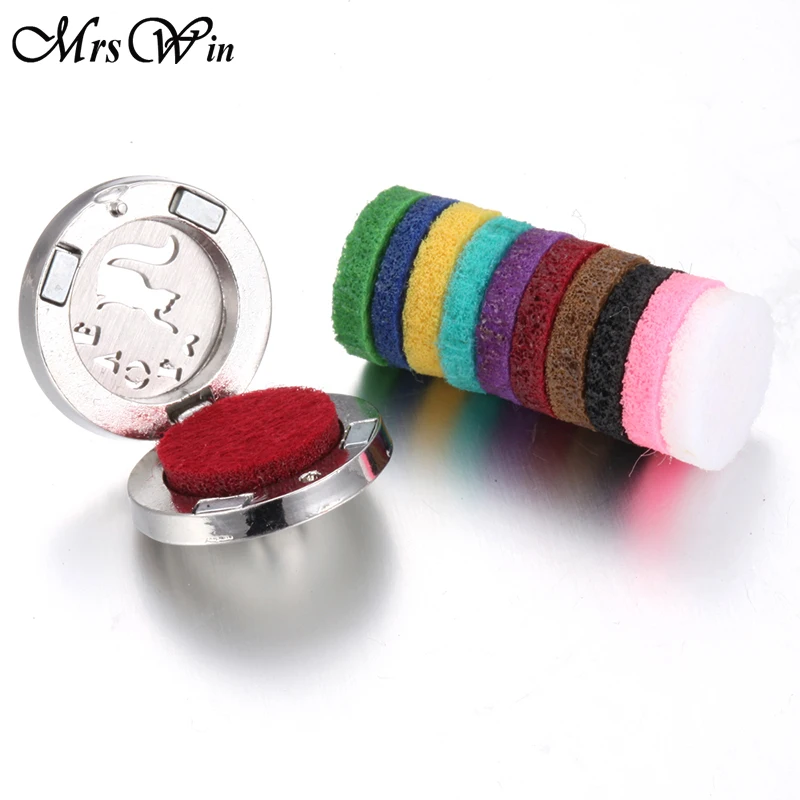 Новый ароматерапия 18 мм оснастки кнопки духи медальон Магнитная Нержавеющая