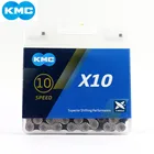 Новинка 2019 KMC X10 X10.93 MTB цепь для дорожного велосипеда 10 20 30 Скорость 116L 10 цепь для скоростного велосипеда волшебная кнопка горная с оригинальной коробкой