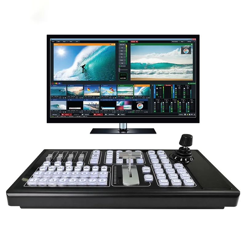 Enlarge For PTZ NDI HD UHD Camera Pictures Switching of vMix Console Switchboard Controller from Wanyunvision Store