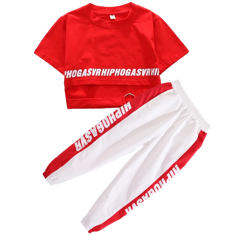 Детская одежда на рост 110-170 см Костюм в стиле хип-хоп для мальчиков и девочек