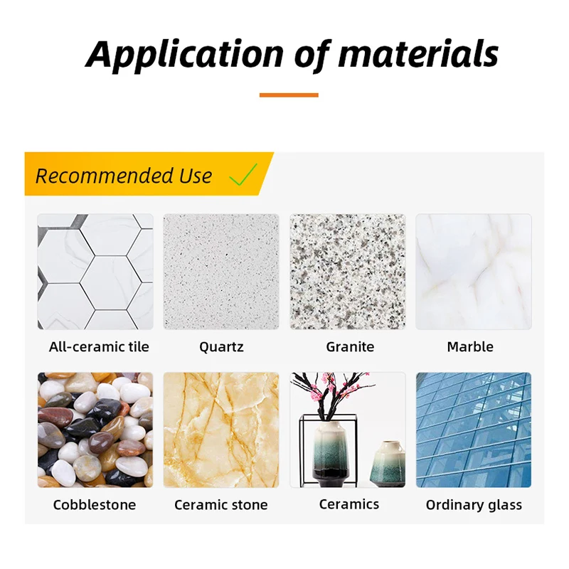 Кольцевая пила с алмазным покрытием набор из 10 насадок 3/4/5/6/8 мм для плитки